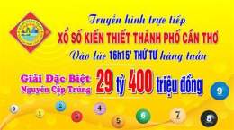 ảnh chụp màn hình truyền hình trực tiếp xổ số cần thơ
