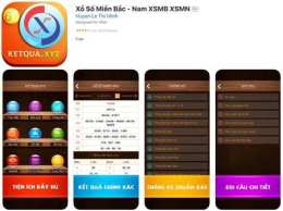 giao diện app cách mua xổ số miền bắc online