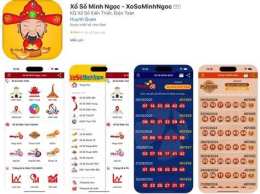 giao diện app coi xổ số minh ngọc