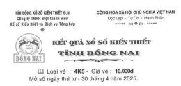 giao diện app kết quả sổ xố đồng nai
