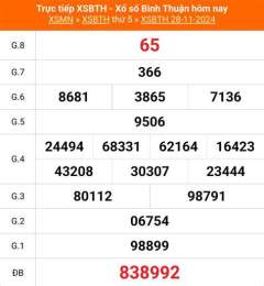 giao diện app kết quả xổ số bình thuận ngày 18 tháng 12