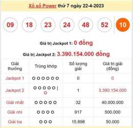 giao diện app kết quả xổ số vietlott thứ bảy