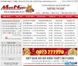 giao diện app minhngoc net xổ số miền nam html