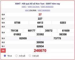 giao diện app quay thử xổ số kon