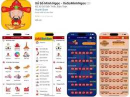 giao diện app so xổ minh ngọc