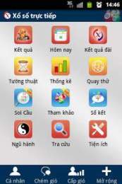 giao diện app so xo truc tiep mt
