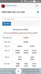 giao diện app thống kê xổ số trà vinh từ 00 đến 99
