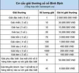 hướng dẫn sử dụng kết quả xổ số bình định ngày 18 tháng 6