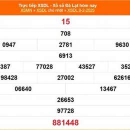kết quả xổ số đà lạt ngày 23 tháng 8