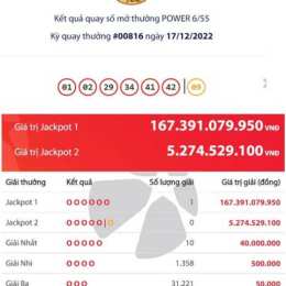 kết quả xổ số điện toán vietlott