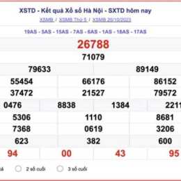 kết quả xổ số hà nội 30 ngày