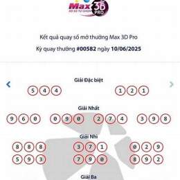 kết quả xổ số max 3d +