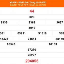 kết quả xổ số sóc trăng ngày 24 tháng 6
