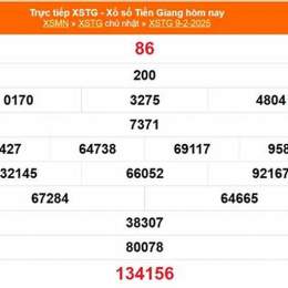kết quả xổ số tiền giang 90 ngày