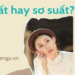 sơ sơ hay xơ xơ