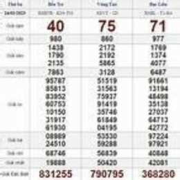 số xổ thứ ba tuần rồi