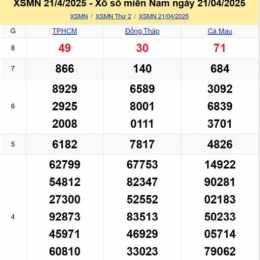 thống kê xổ số miền nam thứ bảy