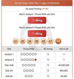 tính năng nổi bật kết quả xổ số điện toán vietlott