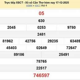 trực tiếp xổ số đài cần thơ