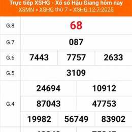 trực tiếp xổ số hậu giang hôm nay