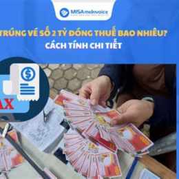 trúng xổ số đóng thuế bao nhiêu
