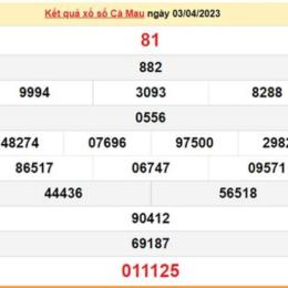 xem kết quả xổ số cà mau