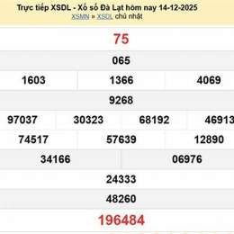 xem kết quả xổ số đà lạt