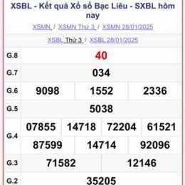 xổ số bạc liêu 10 tuần