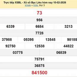 xổ số bạc liêu ngày 17 tháng 2 năm 2006