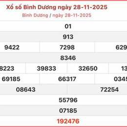 xổ số bình dương hôm quả