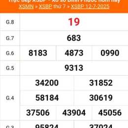 xổ số bình phước ngày mùng 7 tháng 2