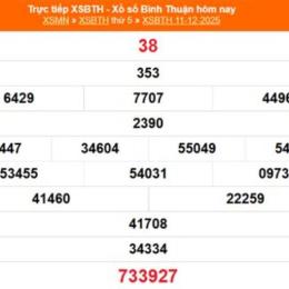 xổ số bình thuận 11 tháng 12