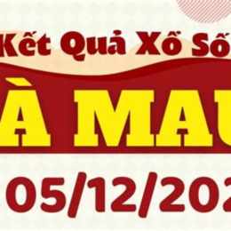 xổ số cà mau ngày mùng 5 tháng 1