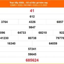 xổ số đà lạt 2 tháng 11