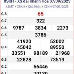xổ số đài khánh hòa hàng tuần