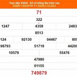 xổ số đồng nai mùng 10 tháng 6