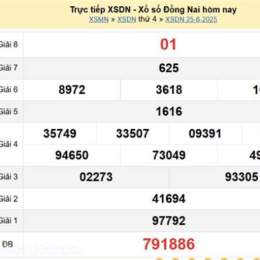 xổ số đồng nai ngày 25 tháng 2 năm 2006