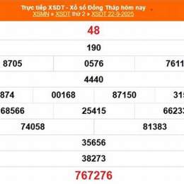 xổ số đồng tháp 22 tháng 09