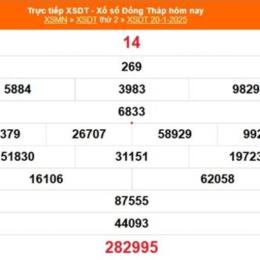 xổ số đồng tháp ngày 13 tháng 7 năm 2026