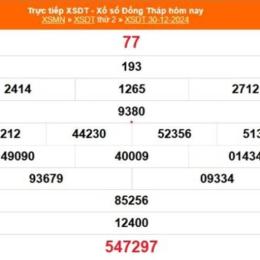 xổ số đồng tháp trong vòng 30 ngày