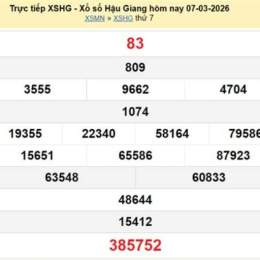 xổ số hậu giang ngày 03 tháng 01 năm 2026