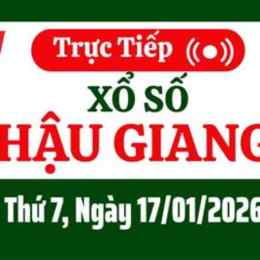xổ số hậu giang ngày 17 tháng 01 năm 2026