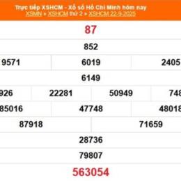 xổ số hồ chí minh 11/10