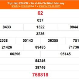 xổ số hồ chí minh 29/11