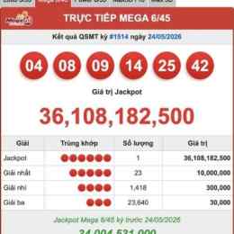xổ số jackpot hôm nay