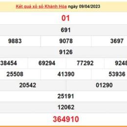 xổ số khánh hòa hôm nay miền trung