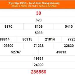 xổ số kiên giang 3 đài