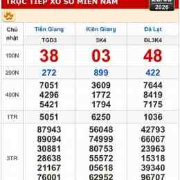 xổ số kiên giang miền nam 3 đài