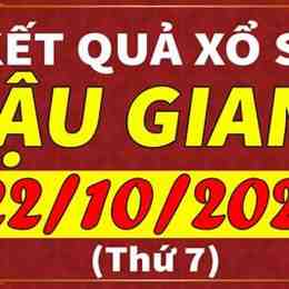 xổ số kiến thiết an giang ngày 22 tháng 1