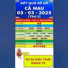 xổ số kiến thiết đài cà mau hôm qua
